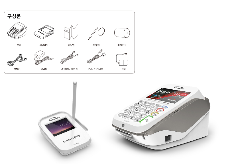 3인치SMT-T250(POS패키지)_White